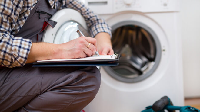 fixing washing machine