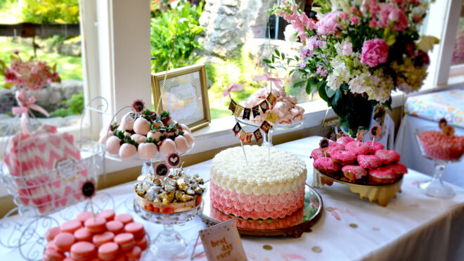 baby shower table