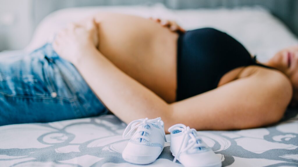 Pregnant belly