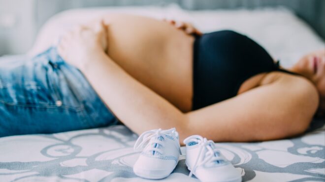 Pregnant belly
