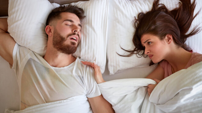 Couple in bed