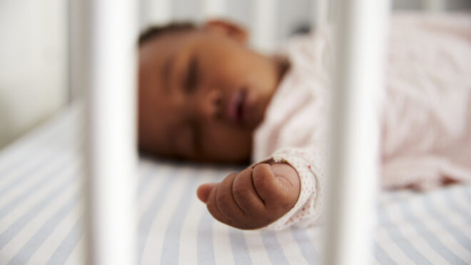 sleeping infant