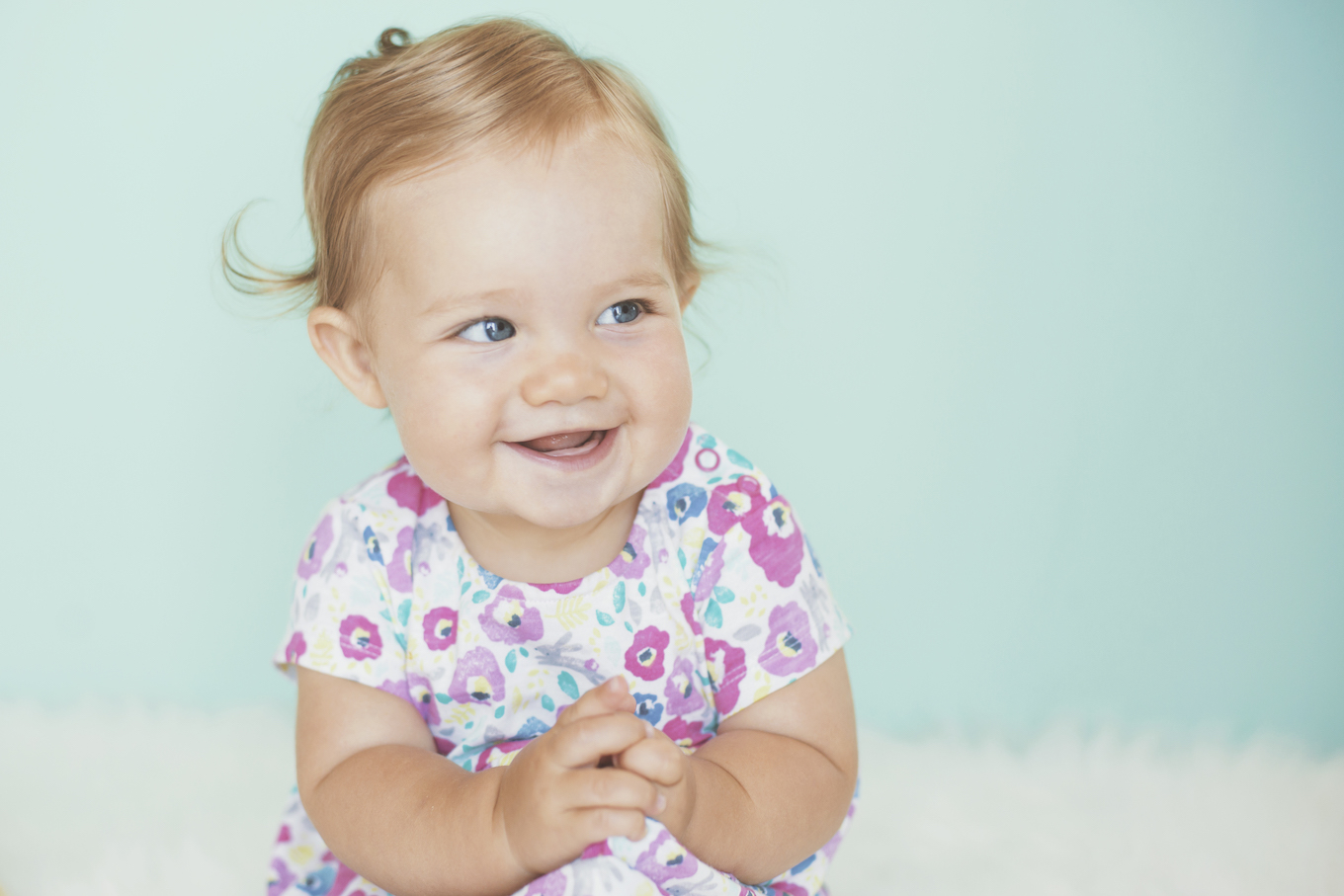 Portrait of cheerful baby