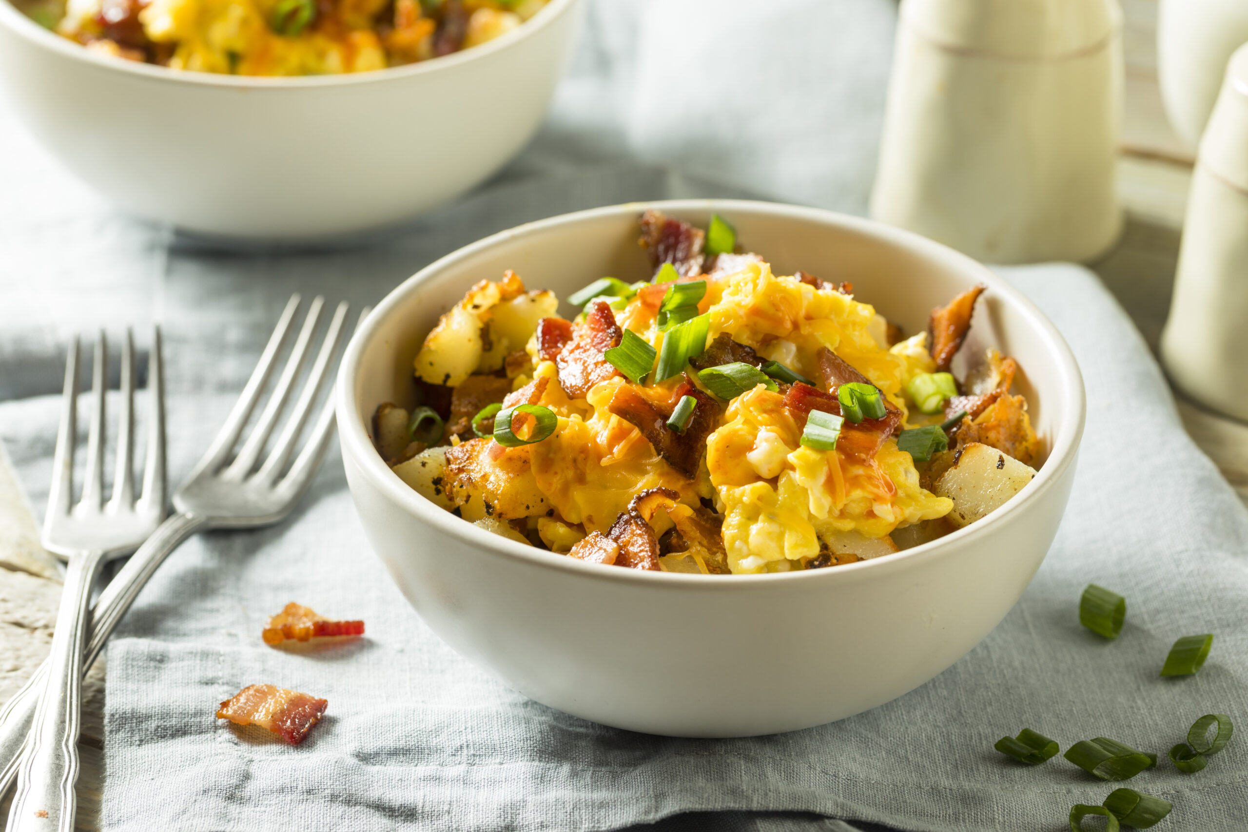 Homemade Egg and Potato Breakfast Bowl