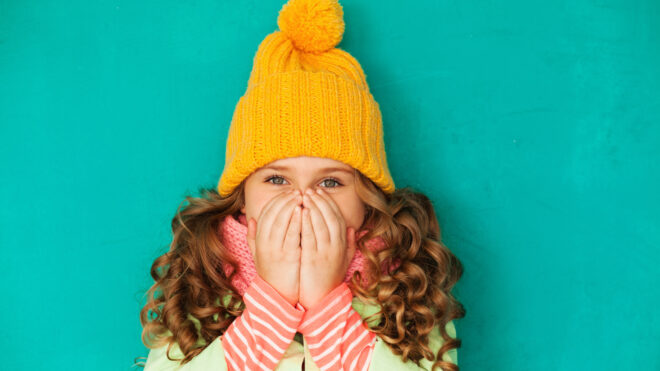 coughing girl