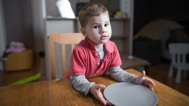 hungry child