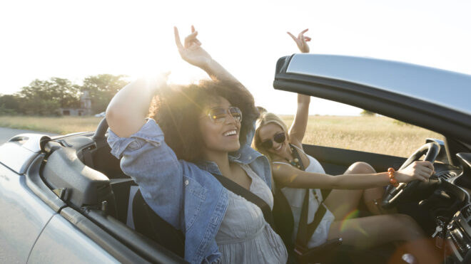 moms in car