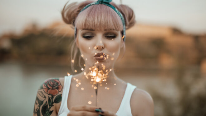 Flame tattoo