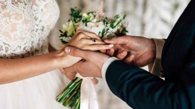 couple getting married