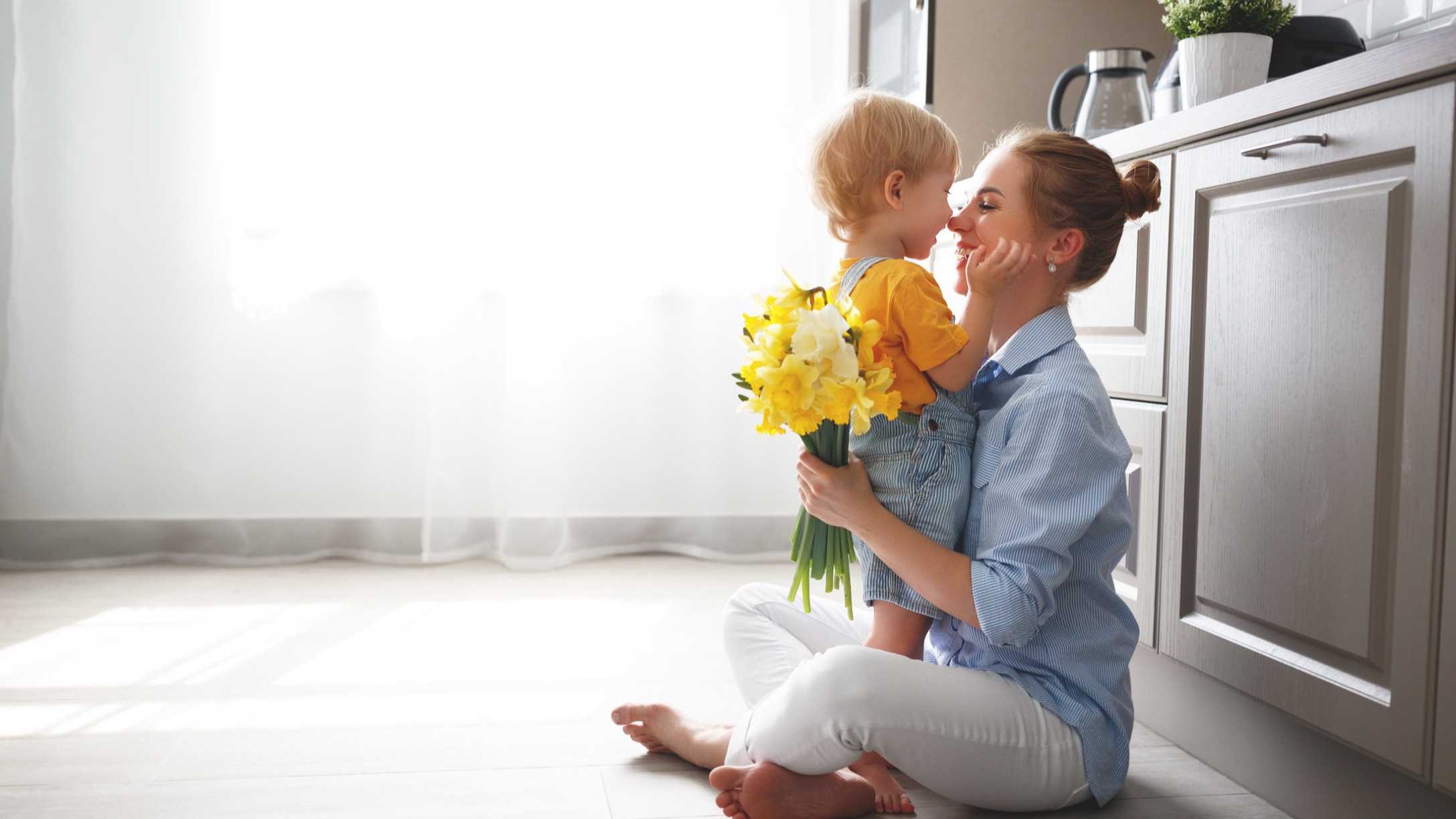 mom and toddler mother's day