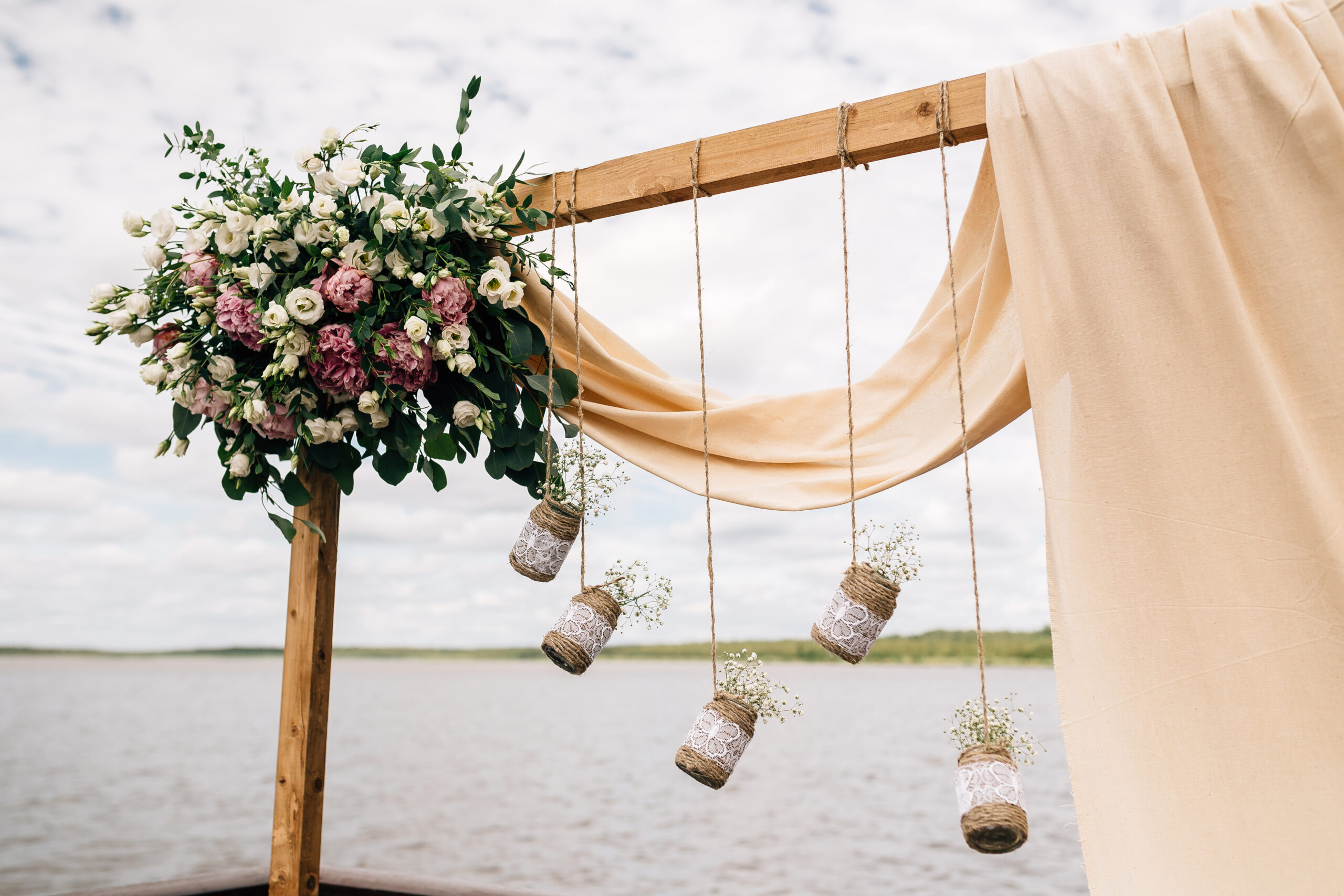 decorations wedding ceremony, rustic