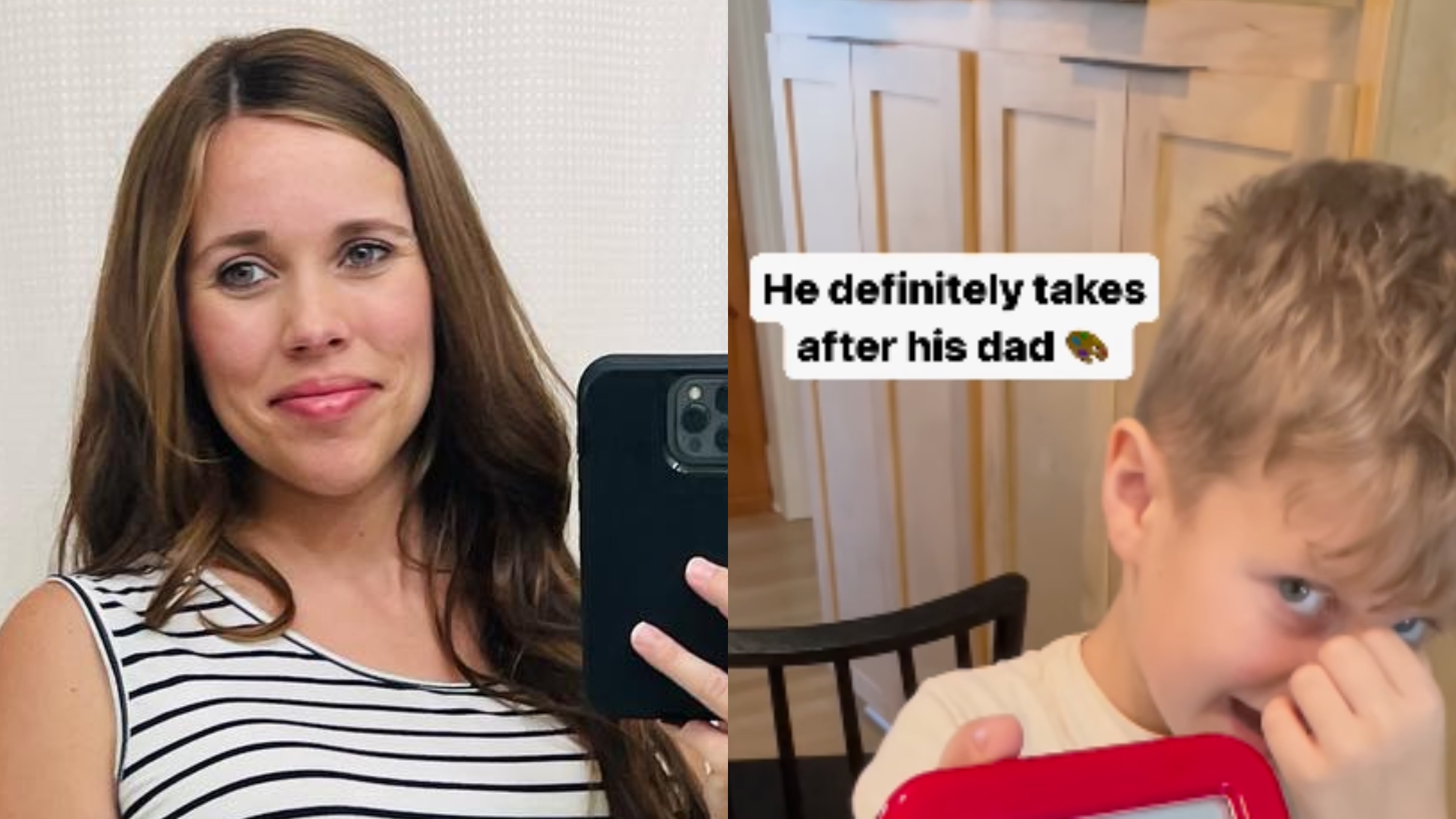 jessa duggar son henry etch a a sketch duggar news