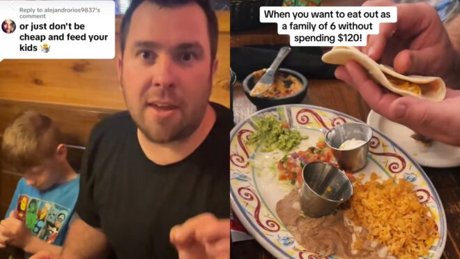 Josh Mileham budget hack for eating out with kids
