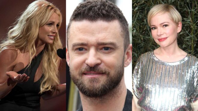 Michelle Williams Britney Spears Justin Timberlake