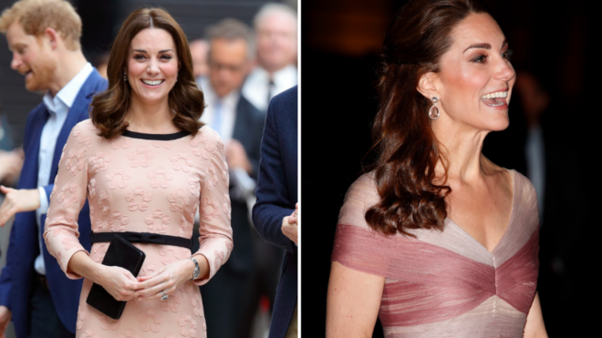 kate middleton pink outfits social image