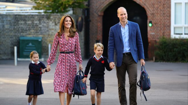 kate middleton prince william george charlotte school photo