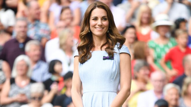 Kate Middleton wimbledon blue dress