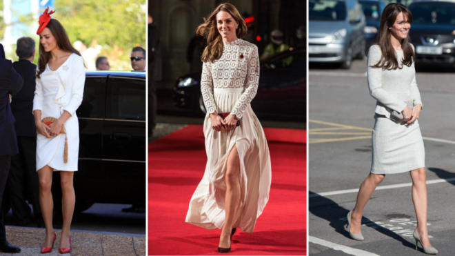 kate middleton legs outfit photos