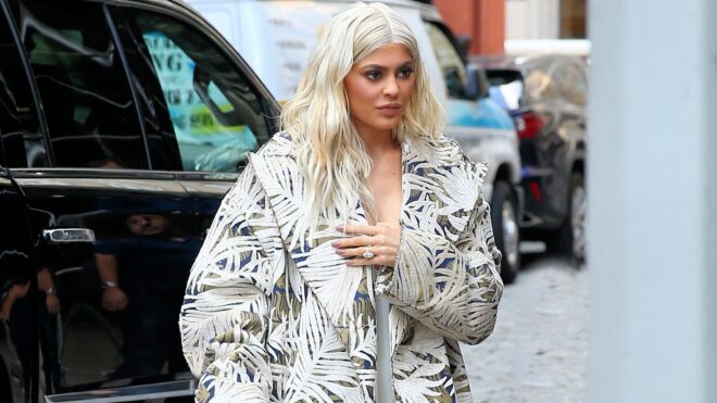 kylie jenner nyc fall look coat