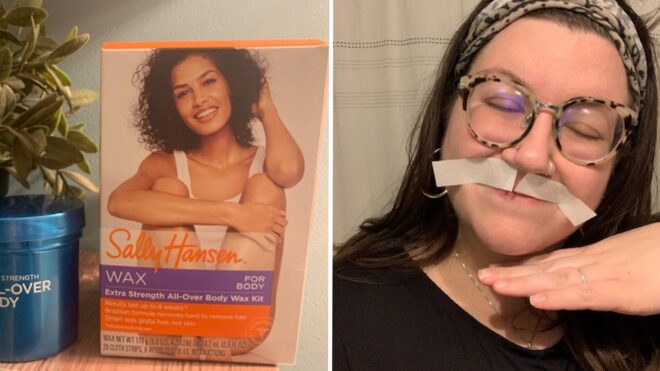lauren wax with sally hansen