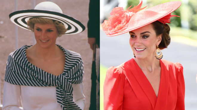 Princess Diana and Kate Middleton Royal Ascot outfits