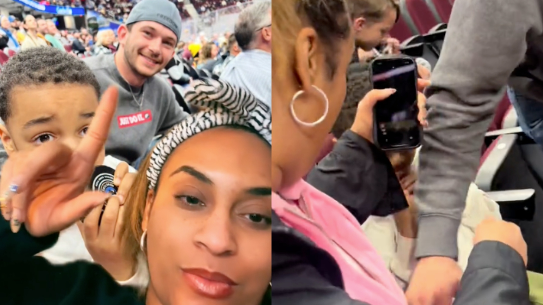 man saves boy hockey tiktok ohio mom