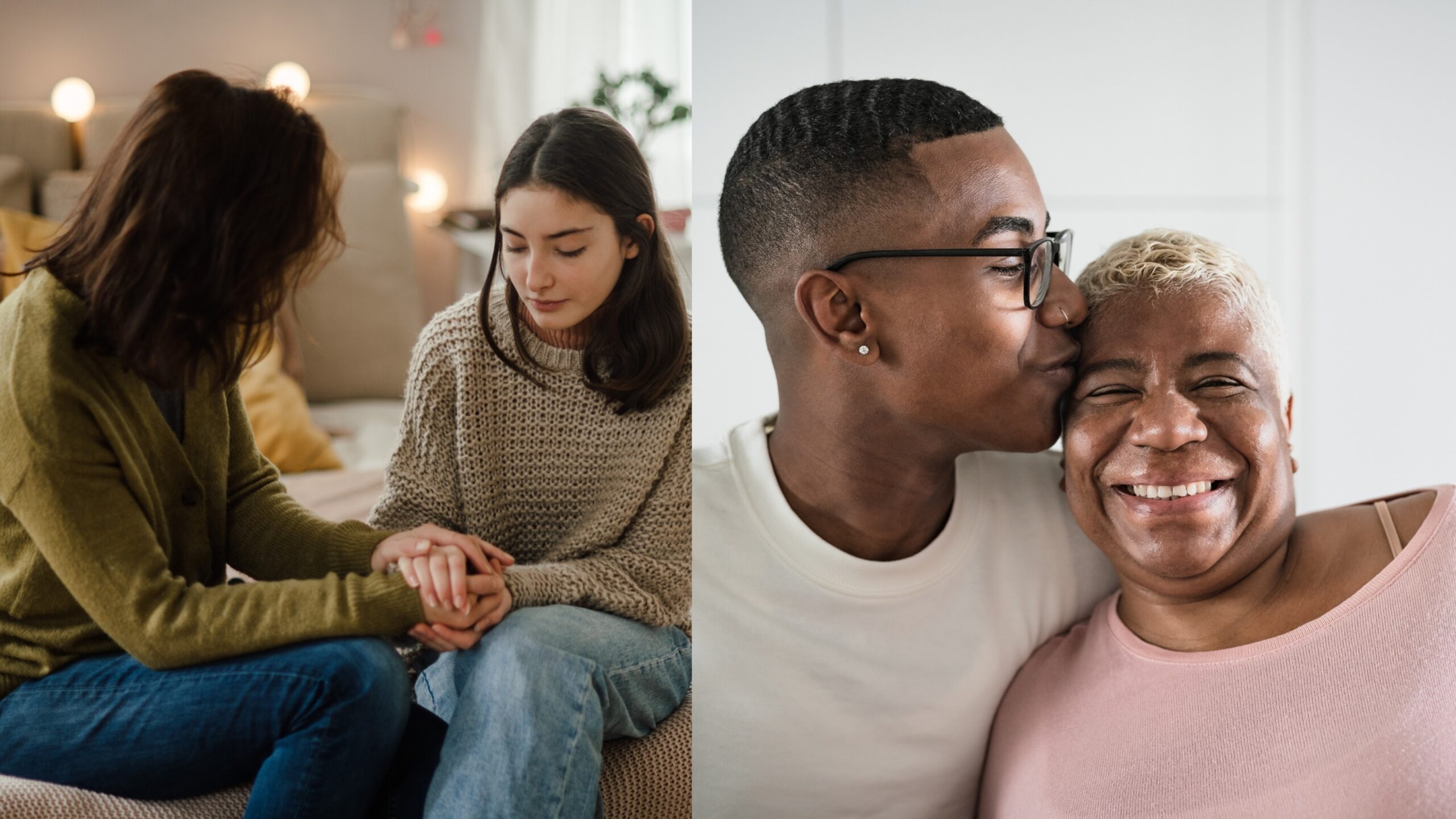 Teens and mom