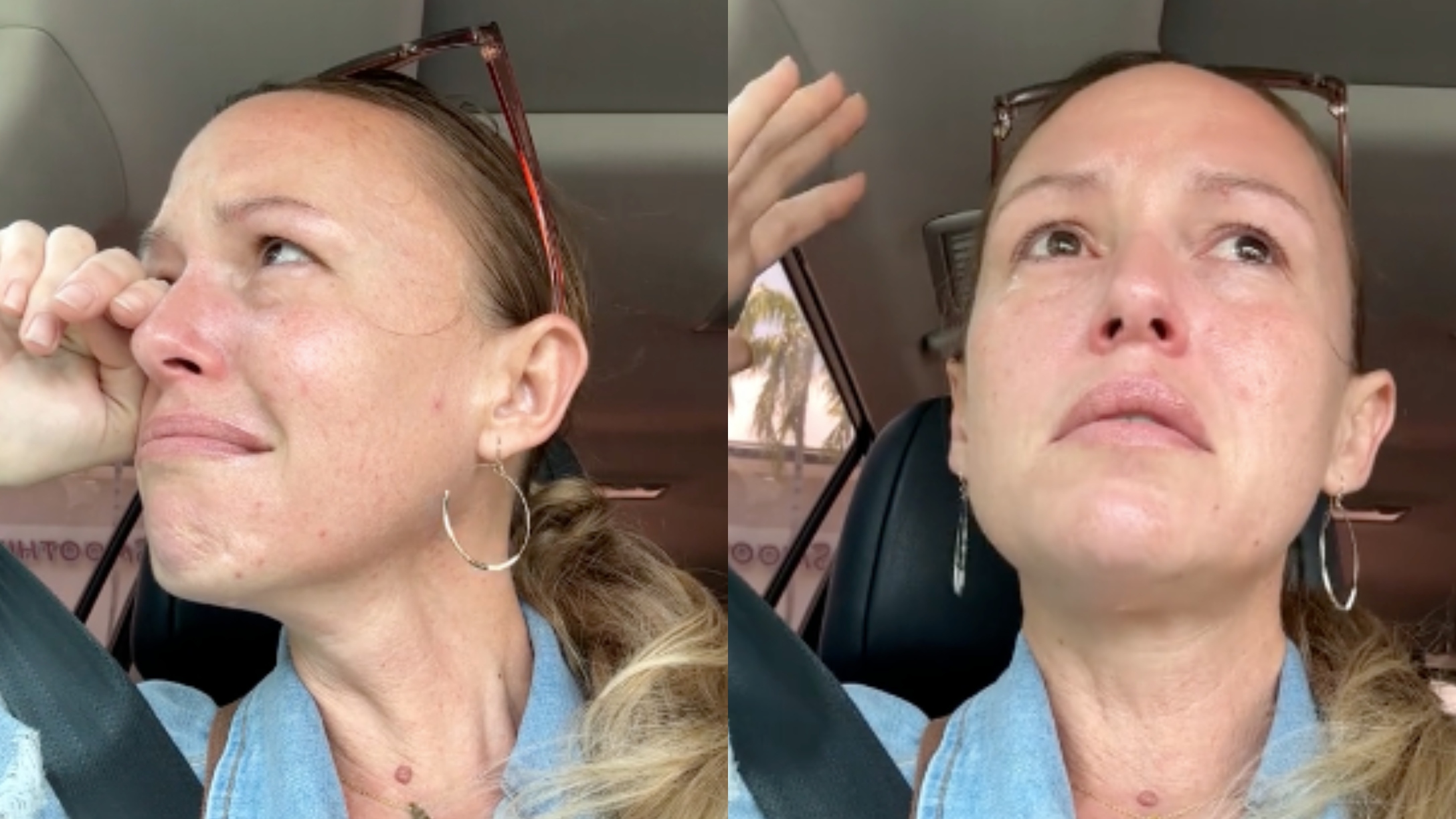 mom crying car mothers day kelsey mayfield