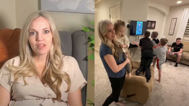 mom with 17 kids