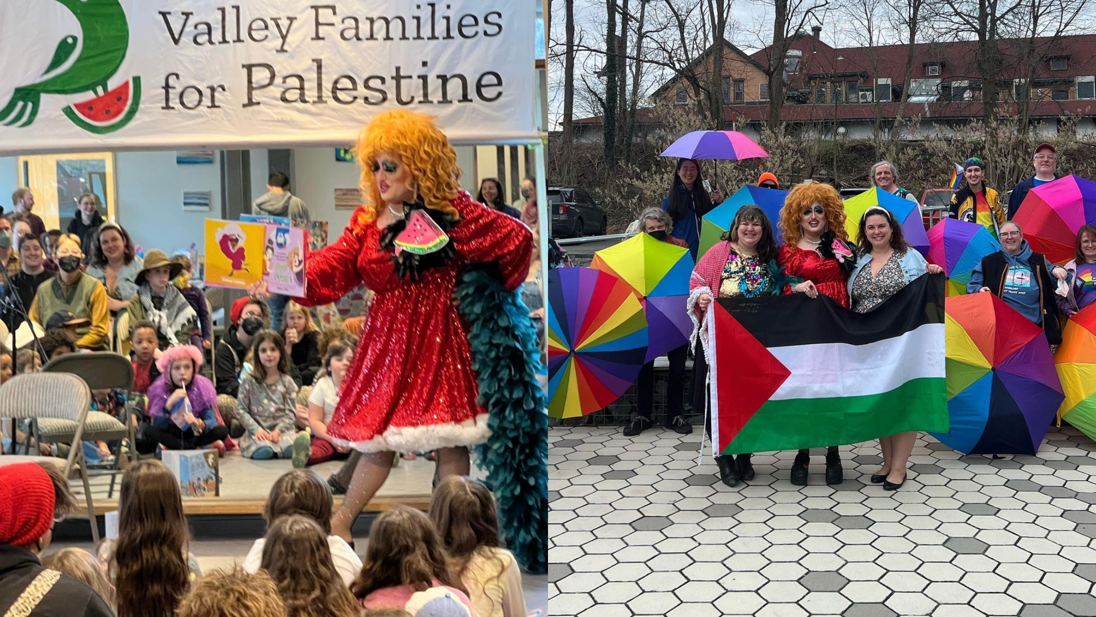 Drag Queen Storytime free palestine