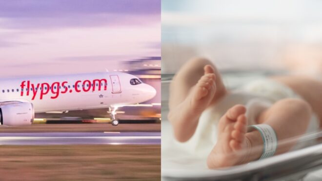 giving birth on airplane