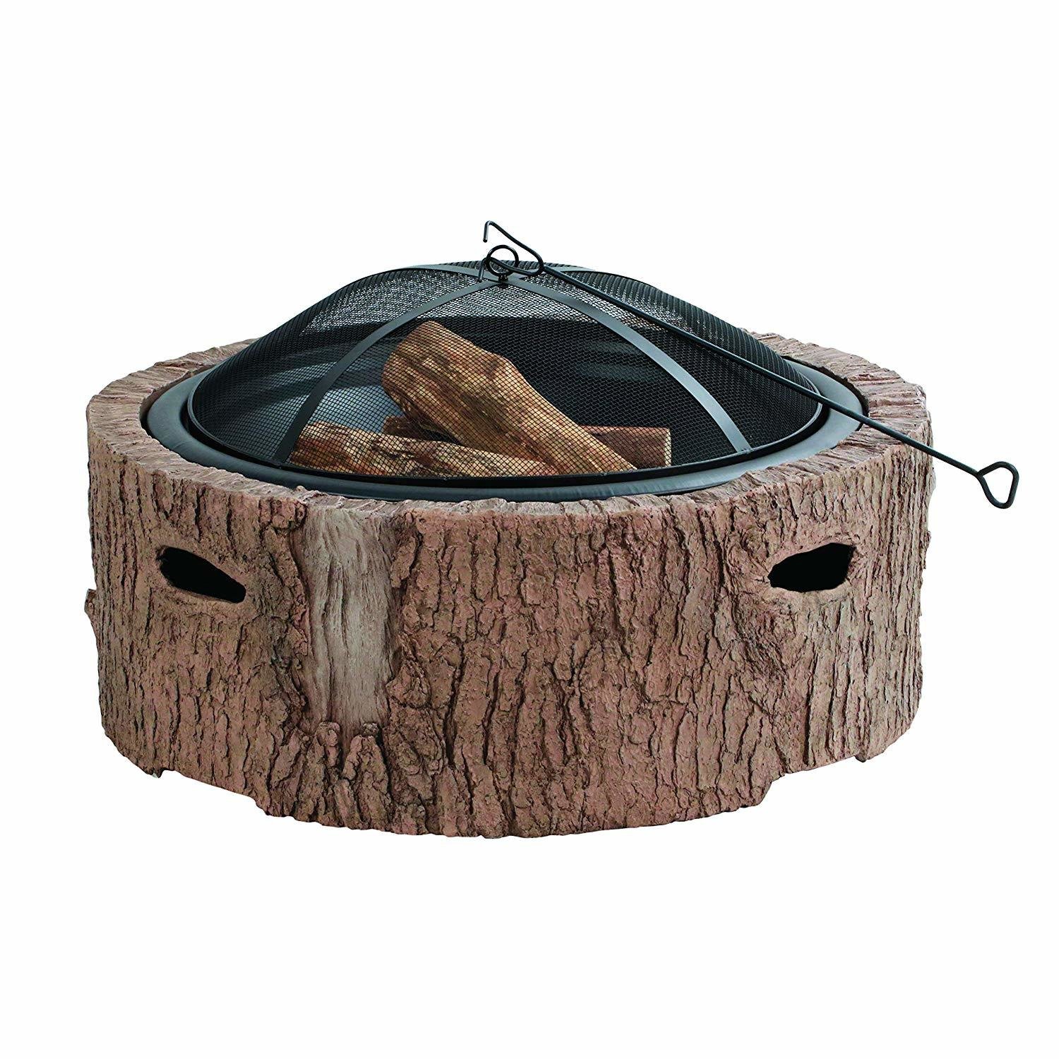 Martha Stewart Cast Stone Wood Burning Fire Pit