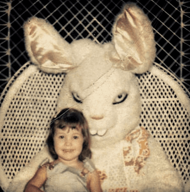 vintage easter bunny photo