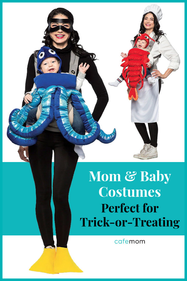 Mom & Baby Costumes Perfect for Trick-or-Treating Pinterest Image