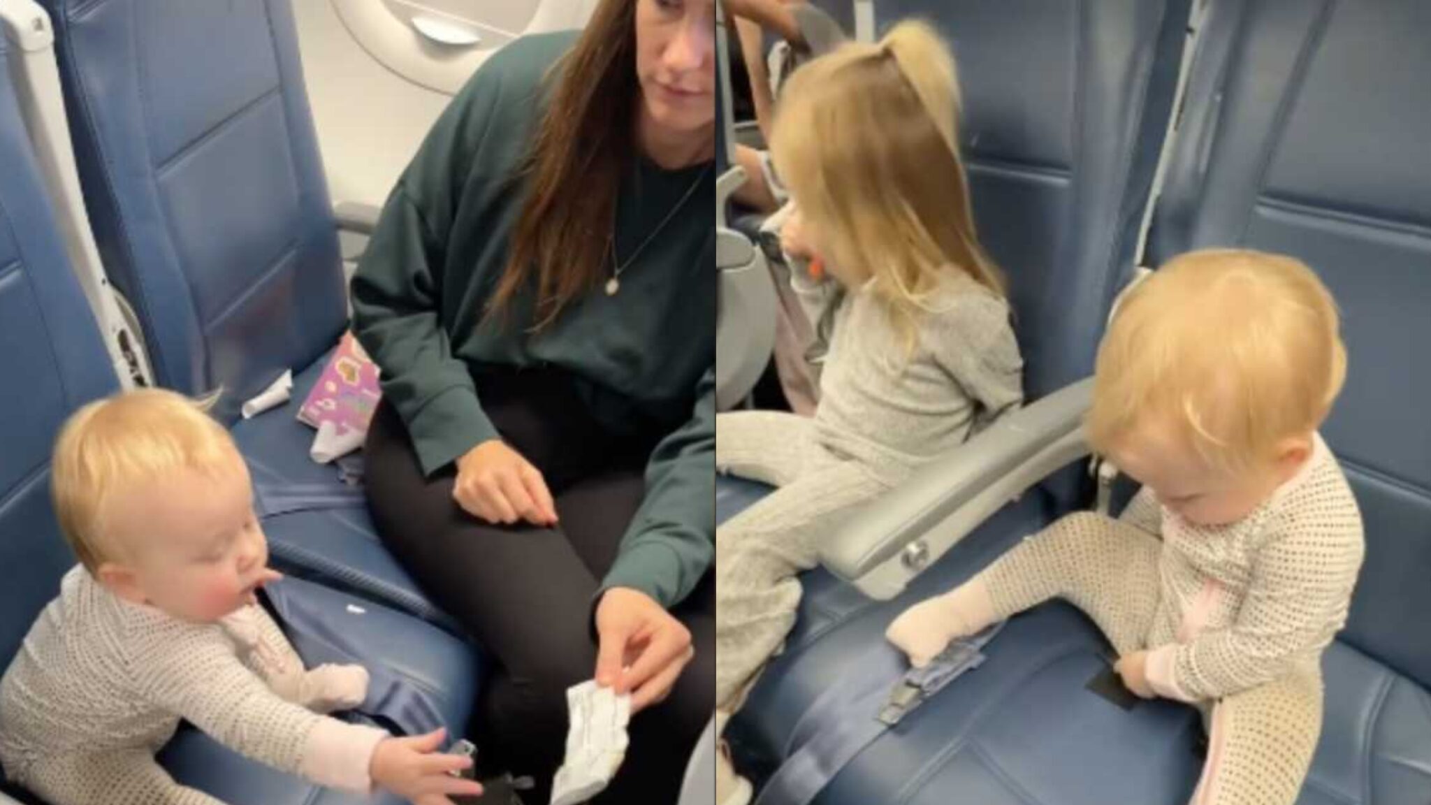 Mom Slammed Over Viral Video of 'Diabolical' Hack for Flying With a Baby(01)