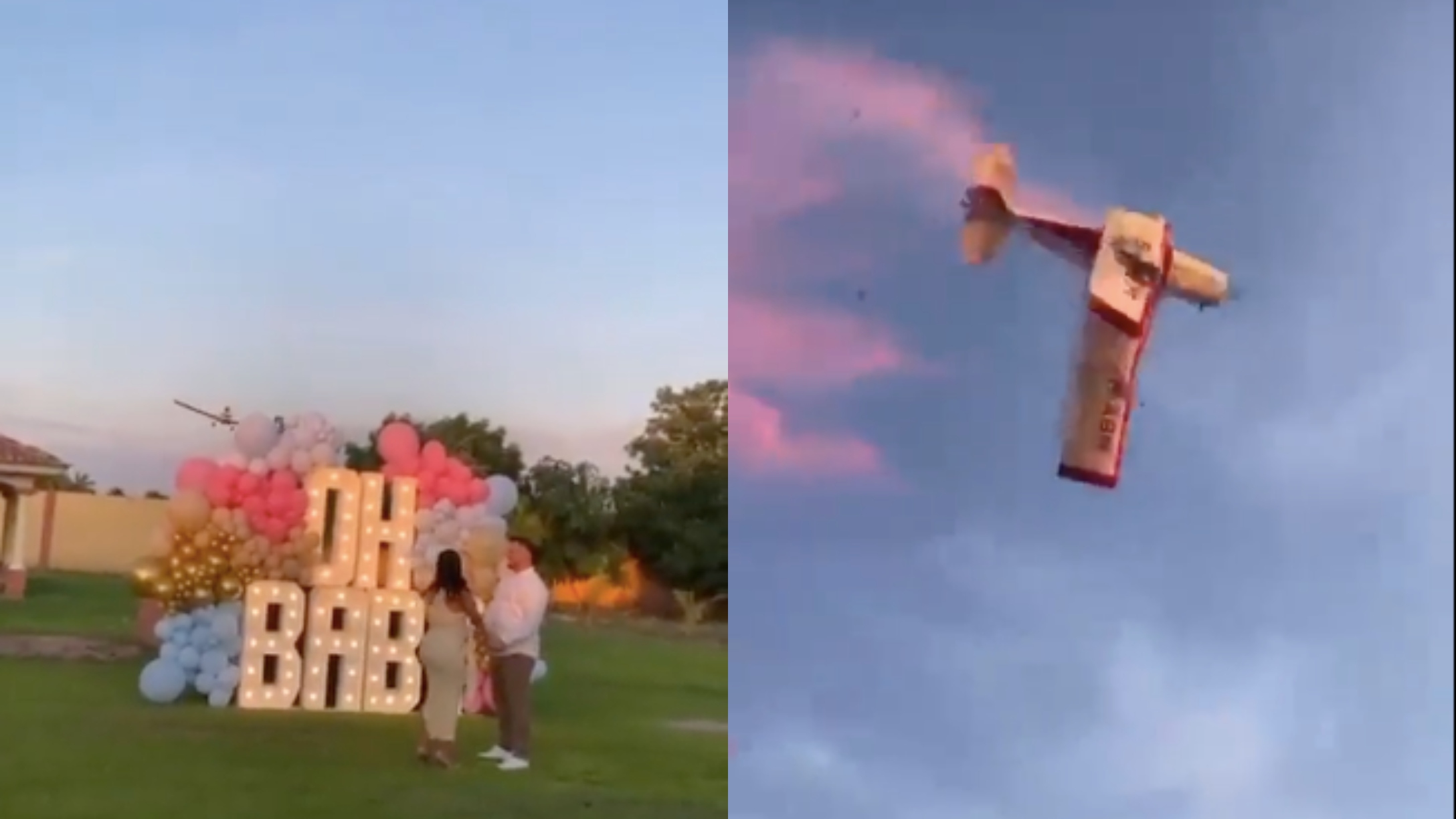 plane crash gender reveal