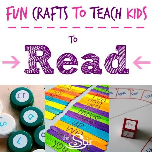 Crafts to teach kids to read