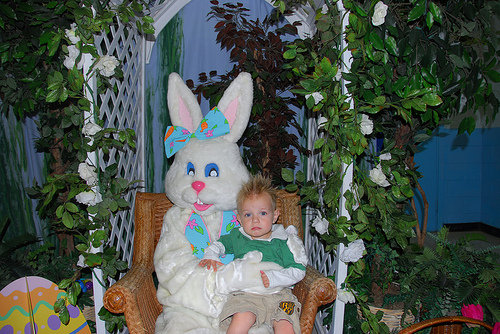 easter bunny fail photo