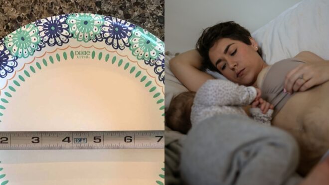 paper plate labor analogy photo