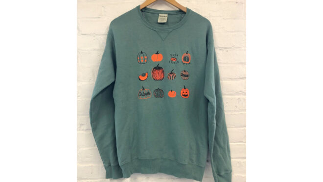pumpkin sweatshirt