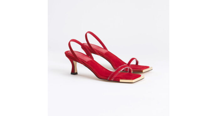 red sandals