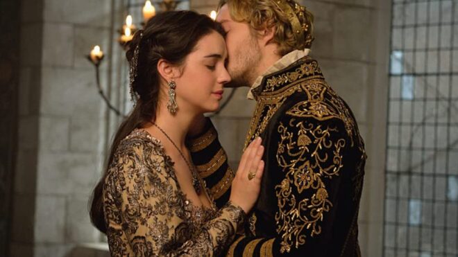 Toby Regbo and Adelaide Kane in Reign (2013)
