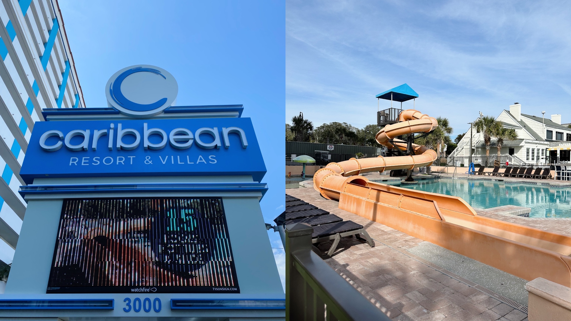 Carribean Resort & Villas pool chemical burns