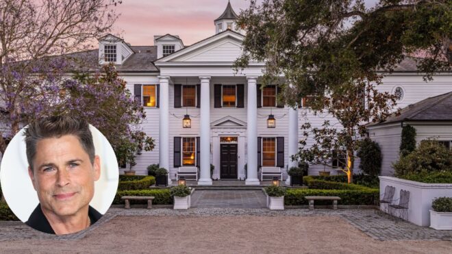 rob lowe Montecito Mansion