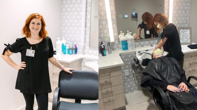 salon in hospital