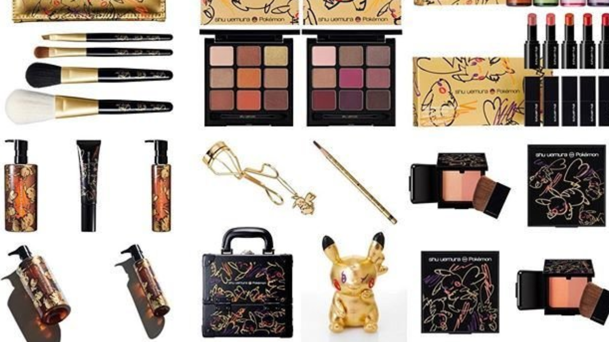The New Shu Uemura Pokémon-Themed Makeup Collection Is Grown-Up