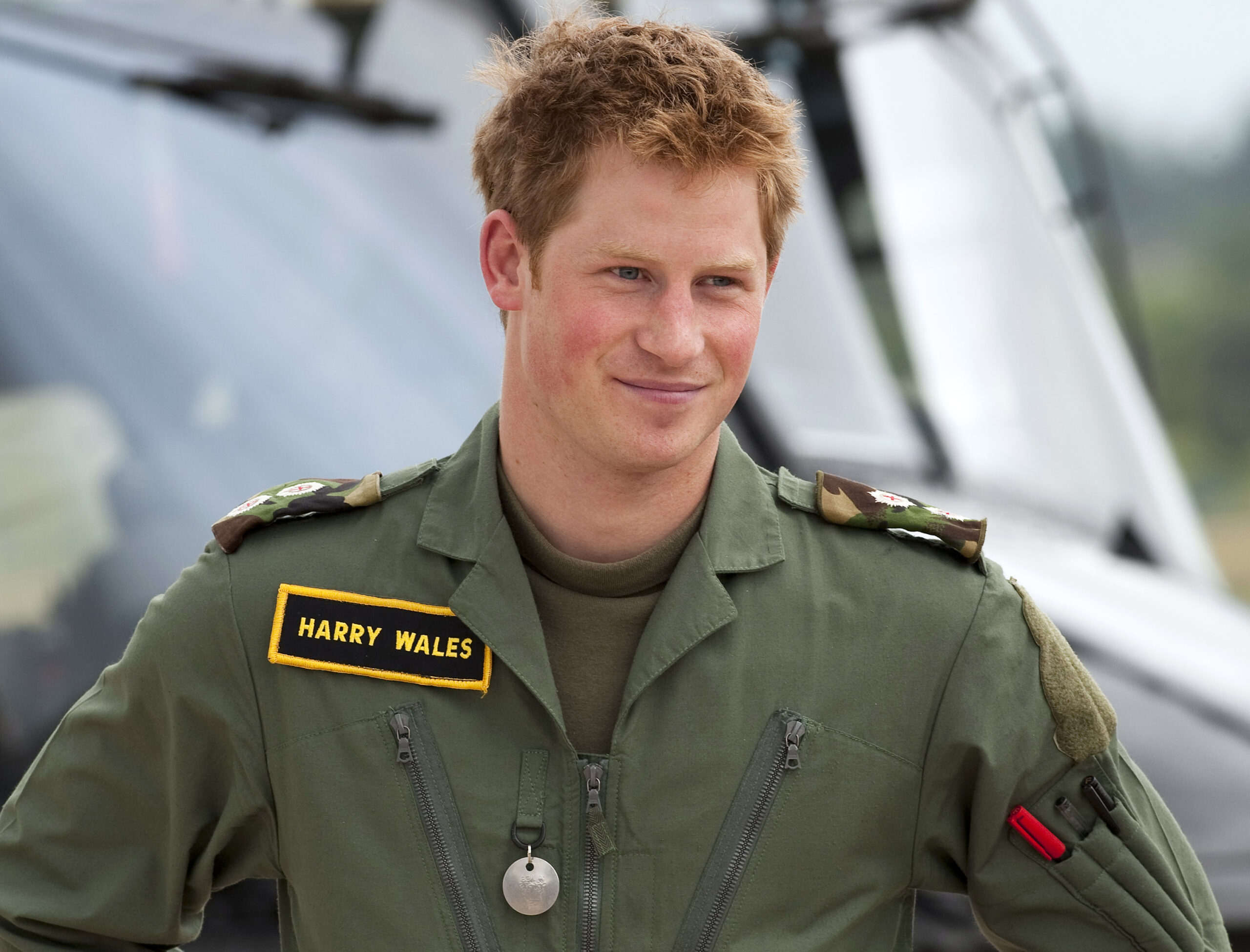 Prince William and Prince Harry at RAF Shawbury