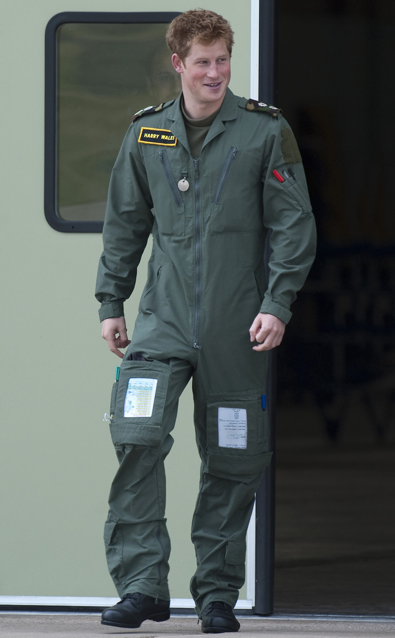 Prince William and Prince Harry at RAF Shawbury