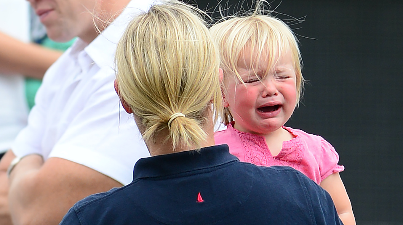 Mia Tindall throws a tantrum at The Festival of British Eventing