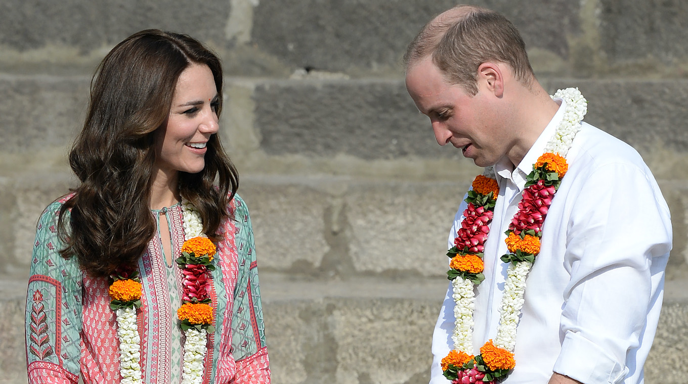 The Duke and Duchess of Cambridge visit Banganga Water Tank